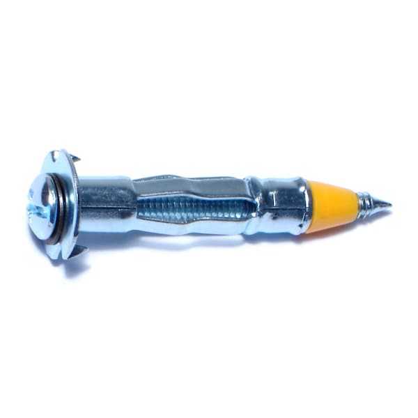 Screw Anchor, 5/16" L, Steel, 100 PK